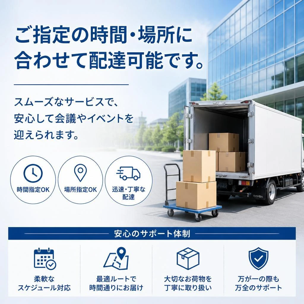柔軟な配送プラン